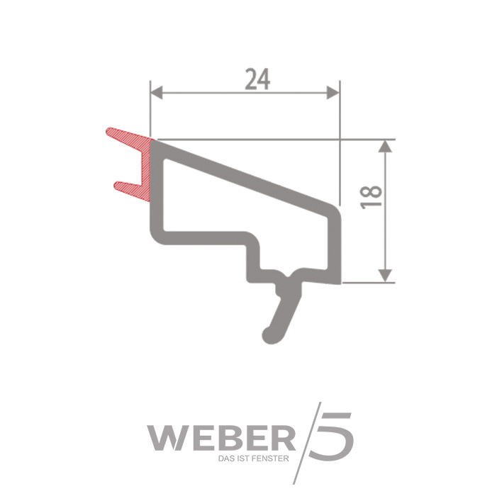 Штапик стандартный 24 мм в Талгаре