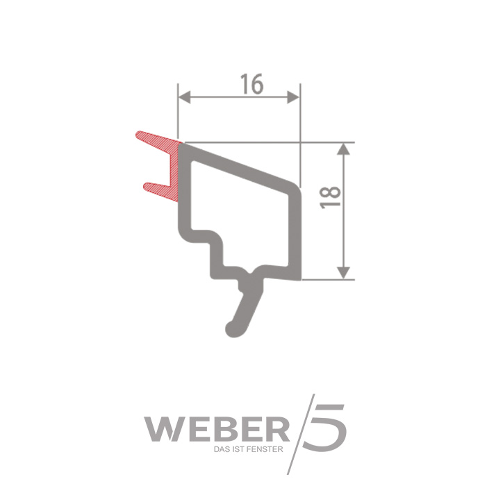 Штапик стандартный 16 мм в Талгаре