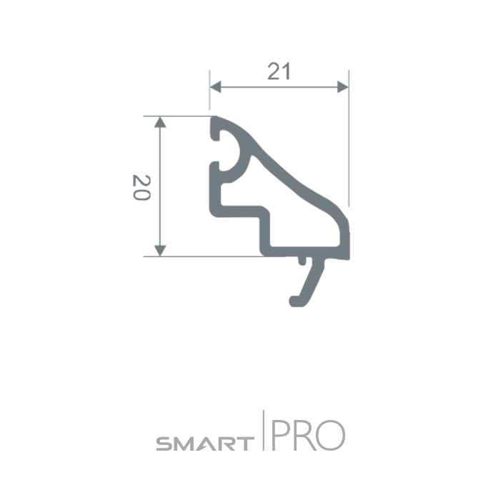Штапик универсальный 20 мм в Талгаре
