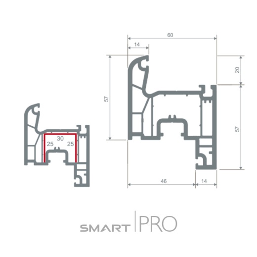 Створка оконная 4-х камерная в Талгаре